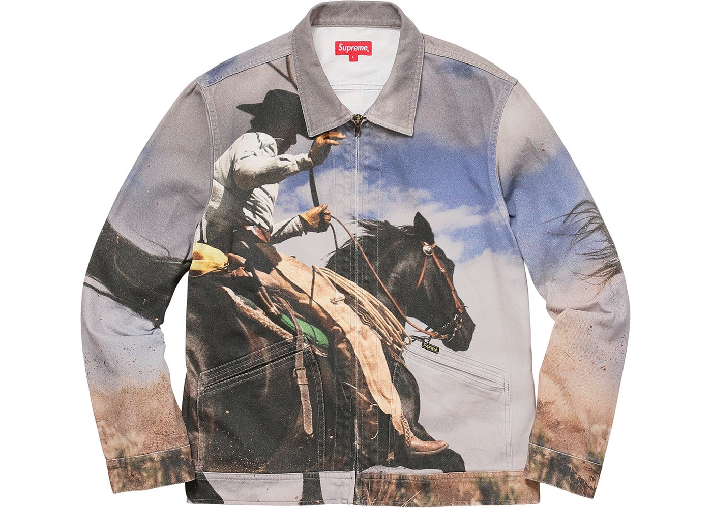 Supreme Cowboy Denim Work Jacket \