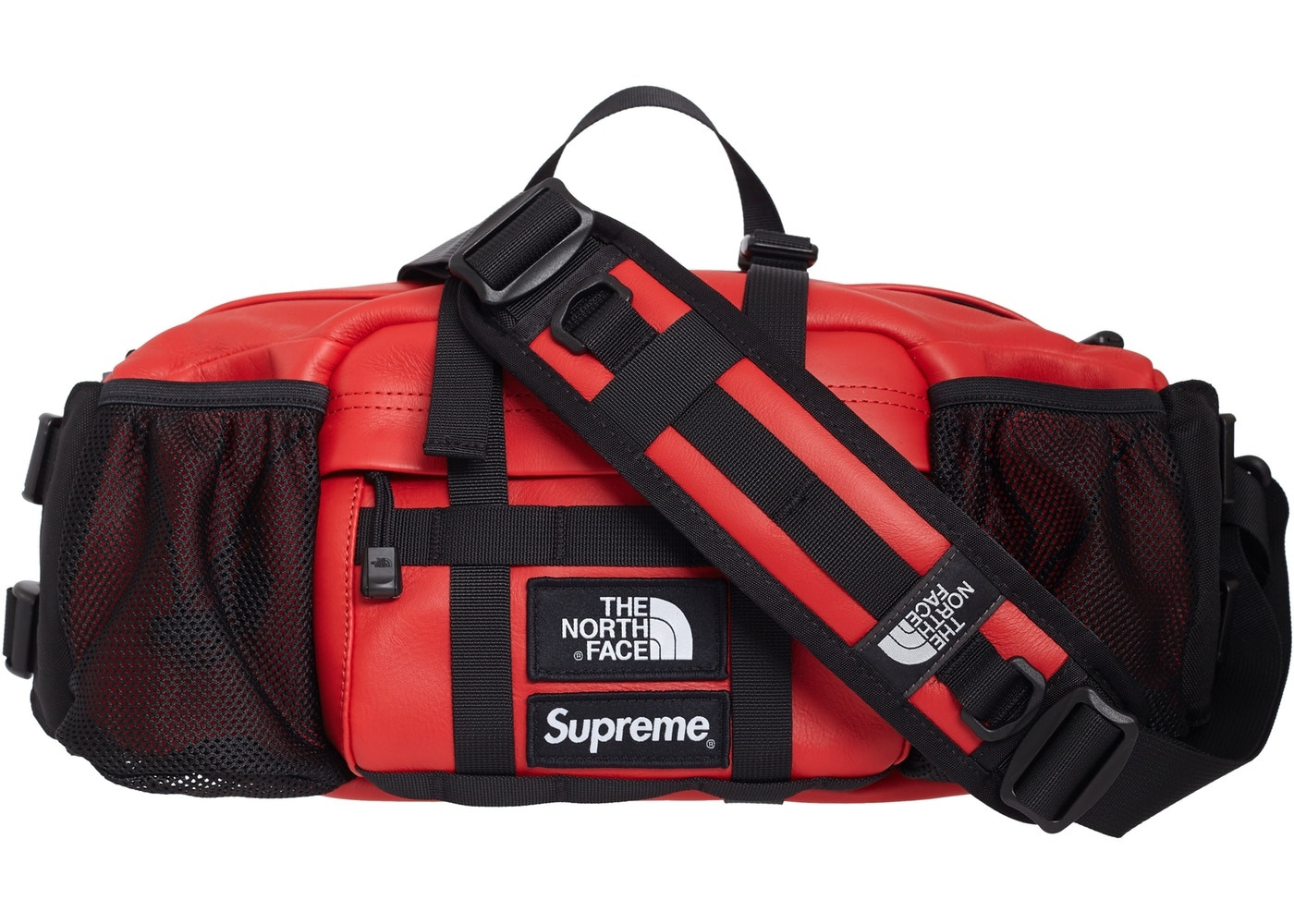Supreme The North Face Leather Mountain Waist Bag 