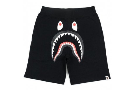 Bape Shark Shorts Sweats "Black"