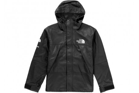 Supreme The North Face Leather Mountain Parka "Black"