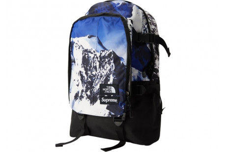 Supreme The North Face Mountain Expedition Backpack "Blue/White"
